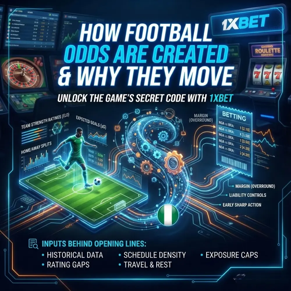 How Football Odds Are Created and Why They Move